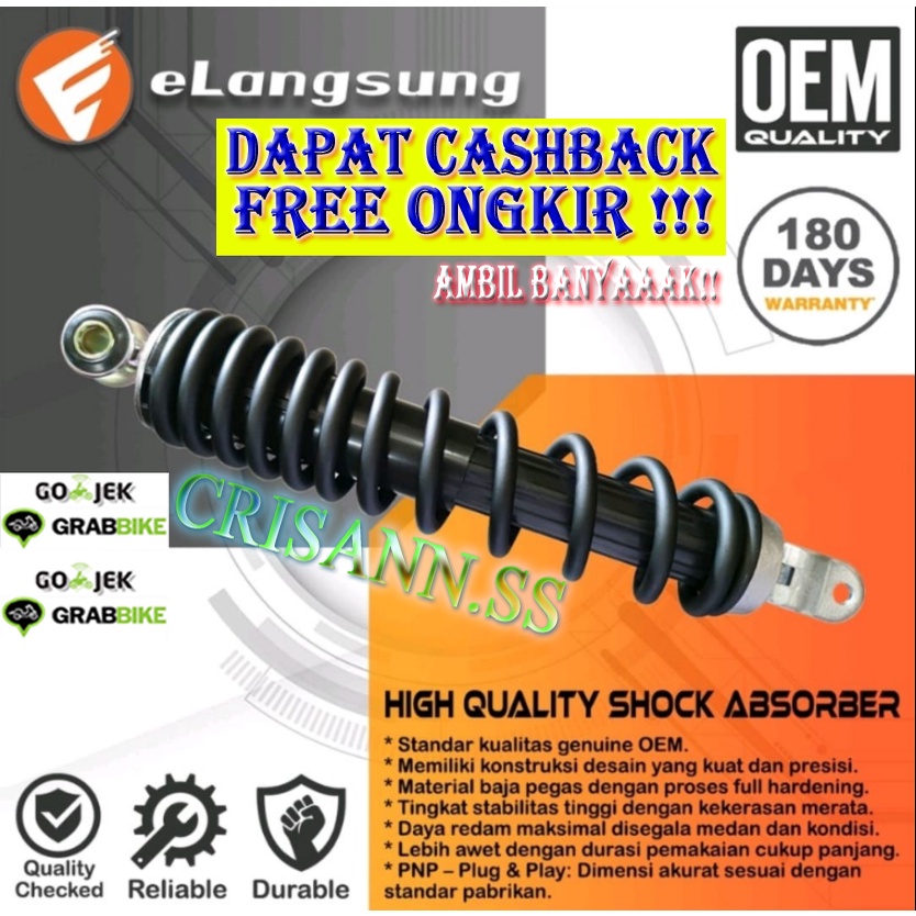 eLangsung Sokbreker Shockbreaker Vario 125 150 led BERGARANSI 180Hari