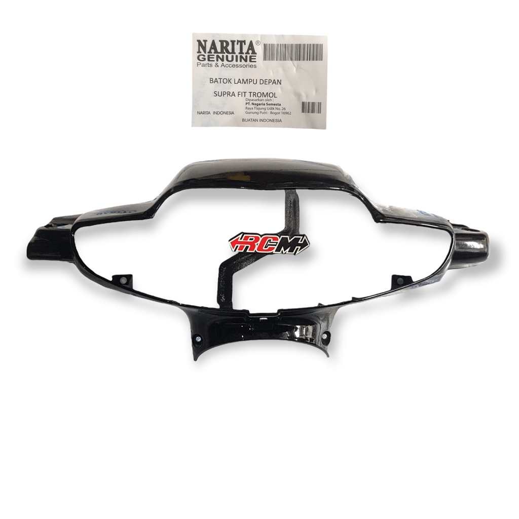 COVER HANDLEBAR BATOK TOTOK LAMPU DEPAN DPN HONDA SUPRA FIT SUPRAFIT OLD LAMA TROMOL TEROMOL WARNA HITAM BLACK BEST QUALITY BAHAN TEBAL JAMINAN KUALITAS