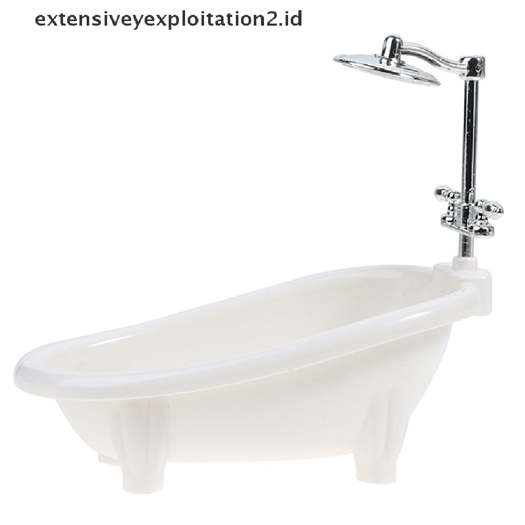 Mainan Miniatur Bathtub Untuk Aksesoris Kamar Mandi Rumah Boneka