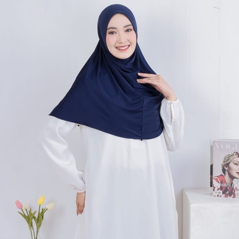 KERUDUNG INSTAN BERGO SPORT SYRIA L HIJAB INSTAN MALAY JERSEY NON PET TERMURAH NAYLA HIJAB