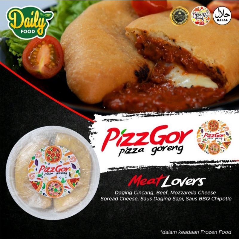 

Pizza Goreng dengan Mozarella dan Spread Cheese Pizzgor Daily Food