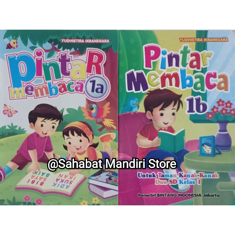 buku pintar Membaca 1a dan 1b untuk tk dan sd kelas 1