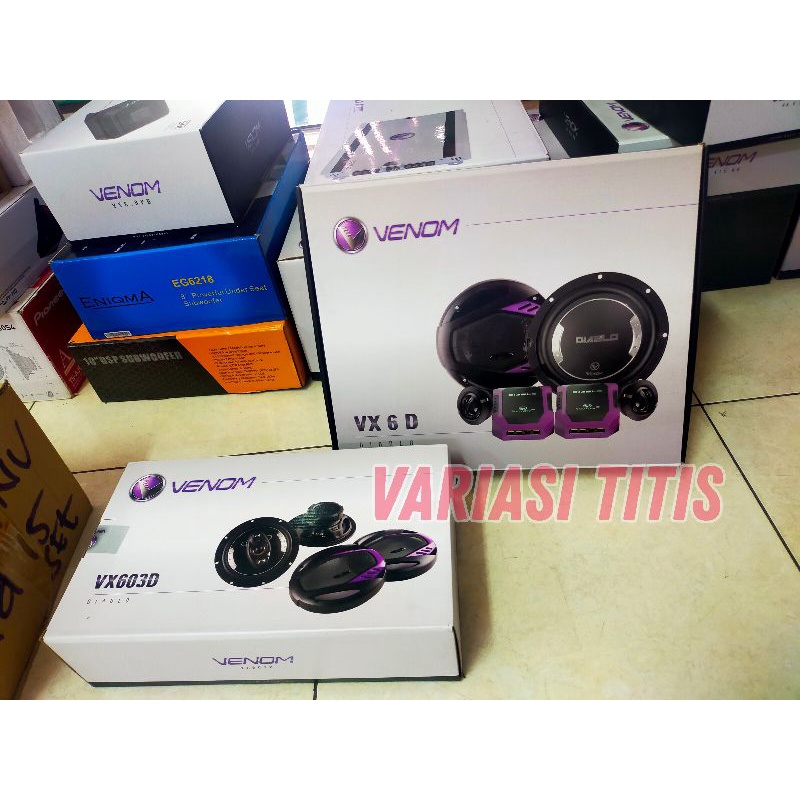 PAKET SPEAKER VENOM SPLIT DIABLO + COAXIAL DIABLO Begaransi