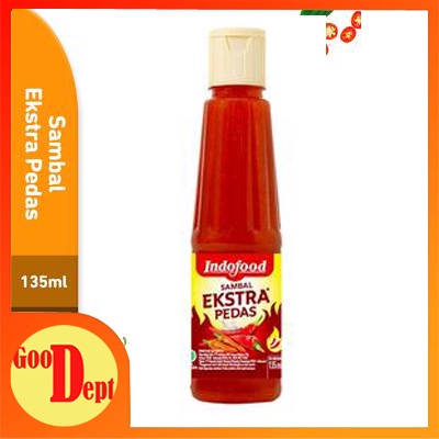 

Sambal Indofood Ekstra Pedas Pet 135 ML (PCS)