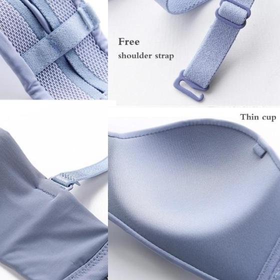 Chelyne BH SET ( Bra + CD ) Seamless Lycra V766 Stelan Premium Half Cu - BH Hitam, 34