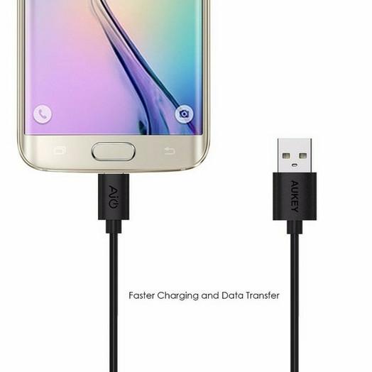 Car Charger Aukey 5 kabel data Samsung Charger Iphone Quick Charge