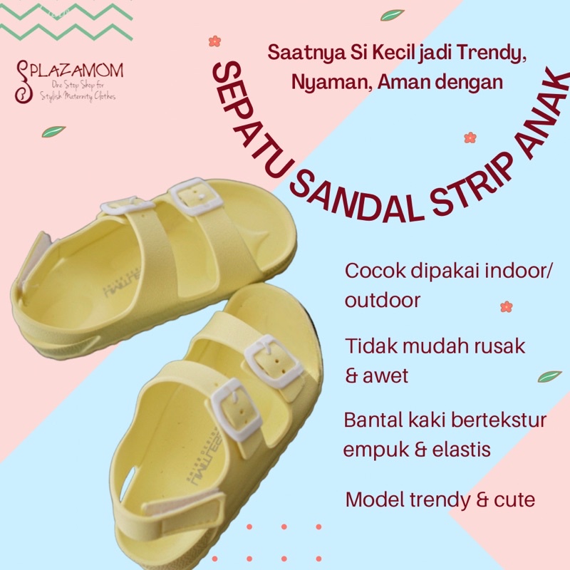 Sepatu Sandal ANAK Laki Perempuan Cowo Cowok Cewe Cewek Girl Boy Kids Kid EVA karet Strip Sendal Selop Slippers Slip Strap Motif Dolphin Lumba Empuk Ringan Anti slip Kualitas Premium Nyaman Bisa untuk outdoor indoor