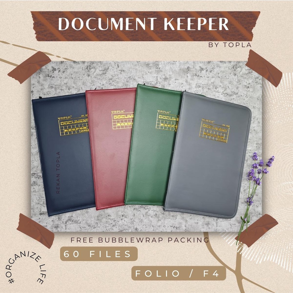 

(GROSIR) Map Dokumen Ijazah Folio / Dokumen Keeper F4 / ISI 60 File / HARGA GROSIR / Anti Air