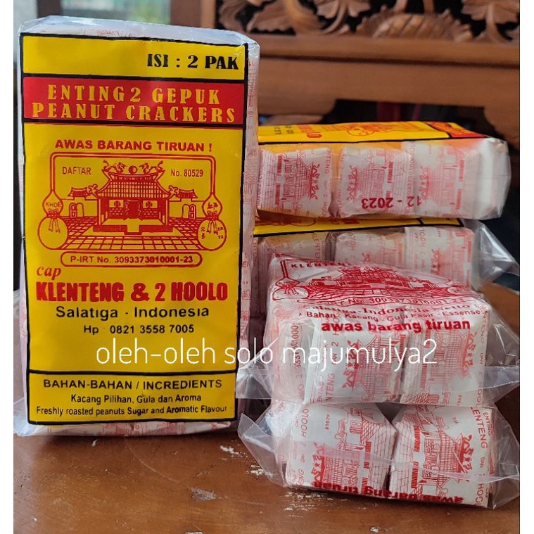 

ENTING GEPUK KACANG CAP 2 HOLO ASLI SALATIGA ISI 20 PCS