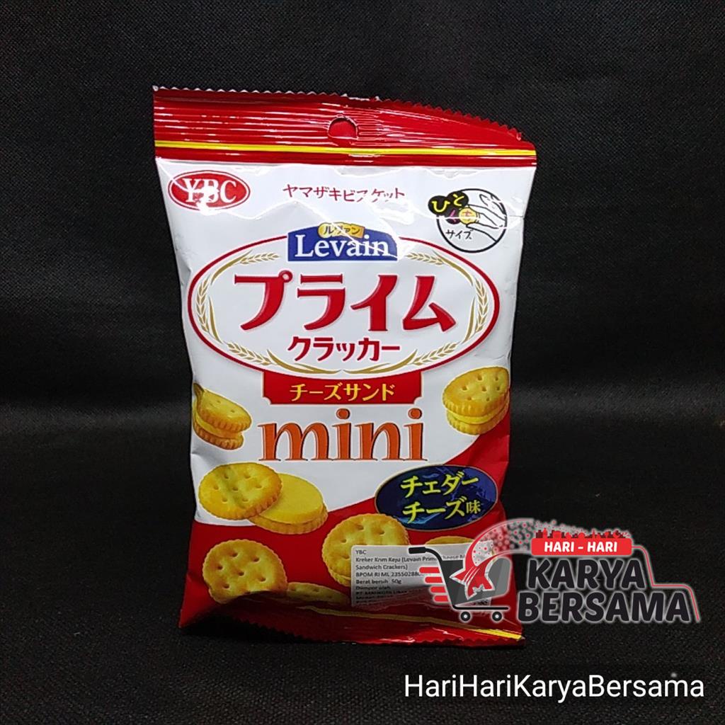 Jual YBC LEVAIN PRIME CHEESE MINI SANDWICH CRACKERS 50GR Shopee Indonesia
