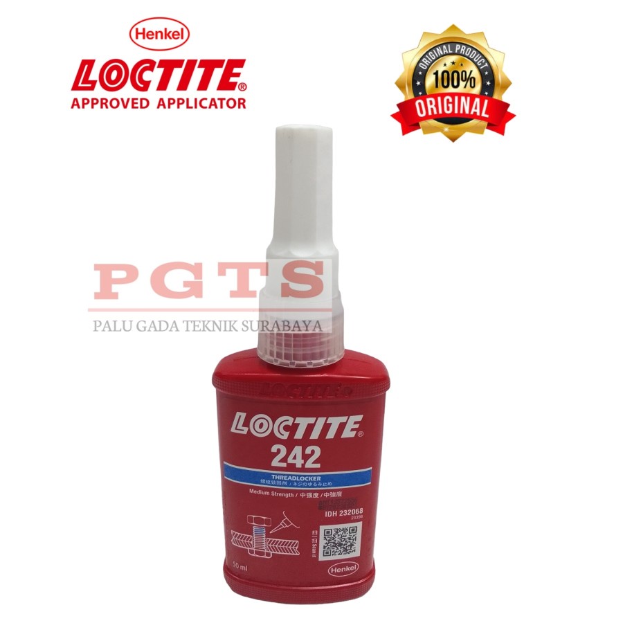 LEM BAUT LOCTITE 242 50ML THREADLOCKER / LOCTITE 242 50 ML LEM SEKRUP