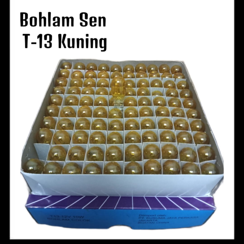 Jual Bohlam Sen Kuning Sein Tancap Colok T V Watt Genova Shopee Indonesia