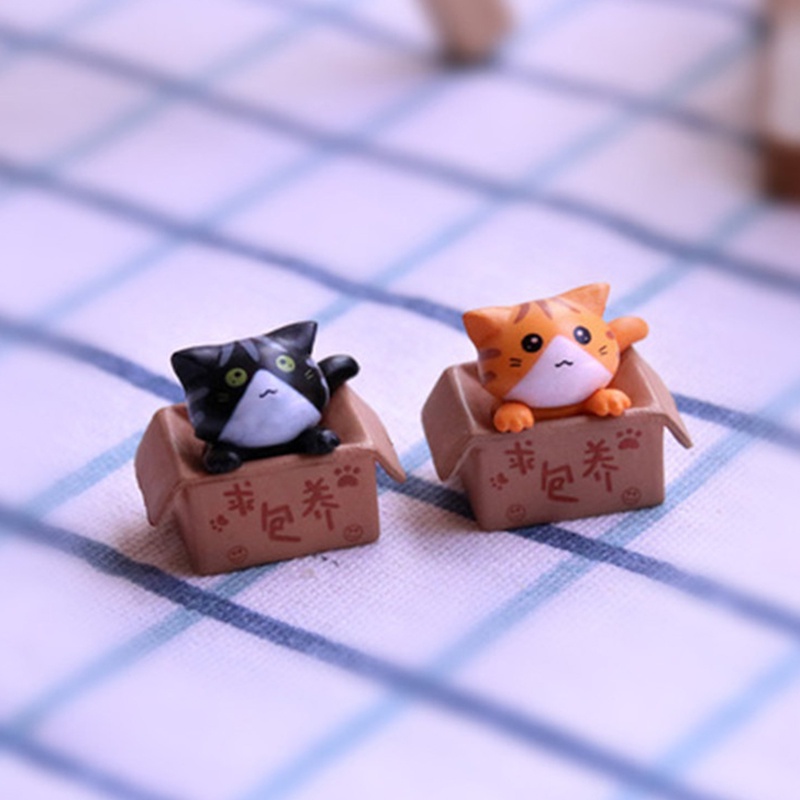 Mainan Miniatur Kucing Lucu Untuk Dekorasi Taman Minifairy Garden