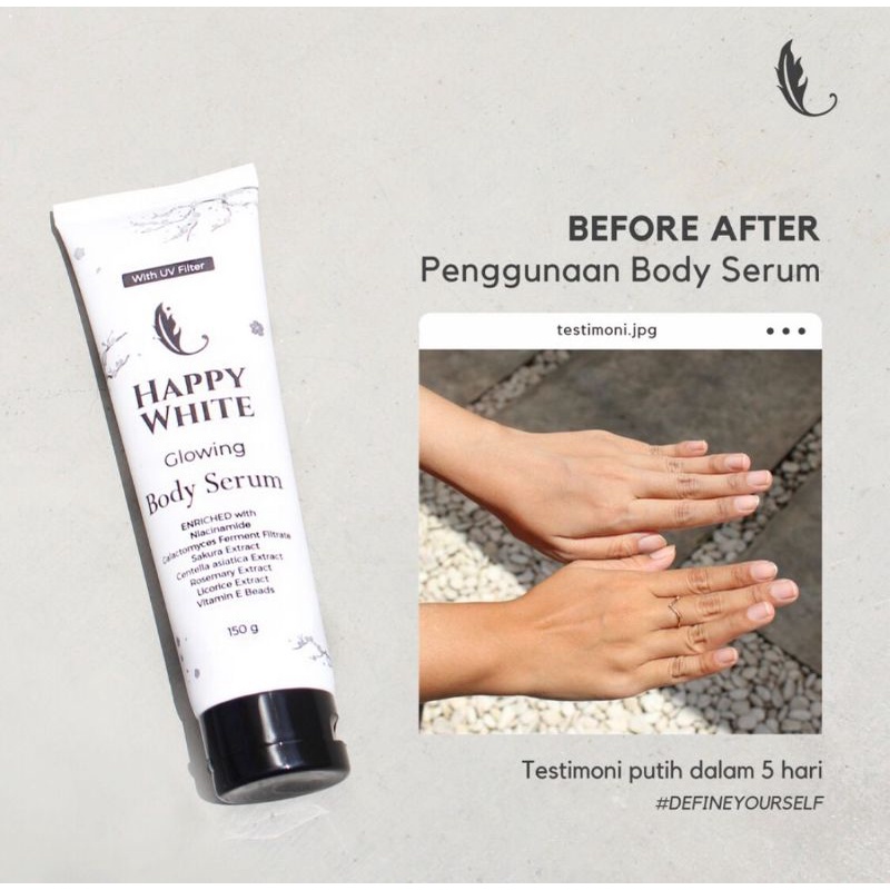 (READY) Happy White Glowing Body Serum 150g