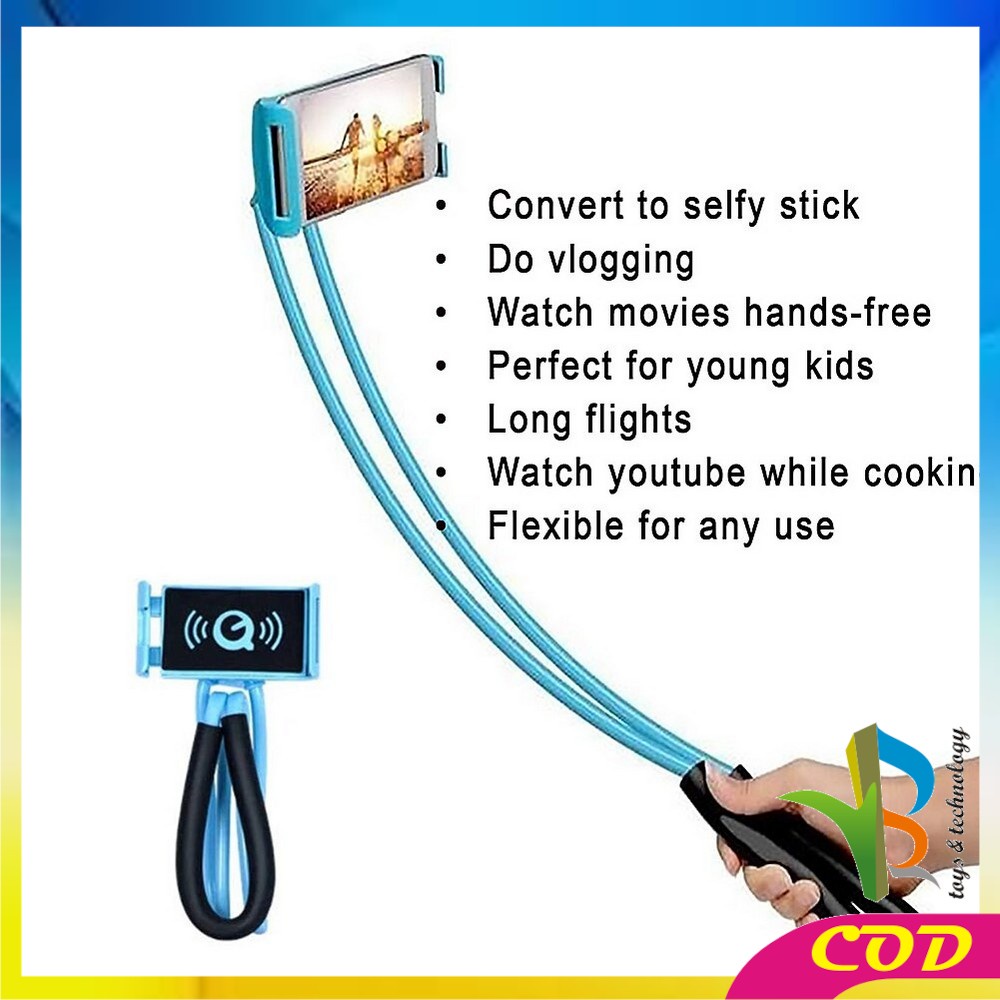 RB-C371 Lazy Neck Phone Holder Lazyneck Holder Hp / Flexible Lazypod Leher / Penyangga HP di Leher