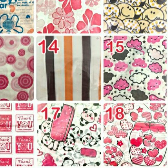 

Kantong Plastik Soft Handle/Softhandle Motif Jumbo 45x50 - 8. HK Pink