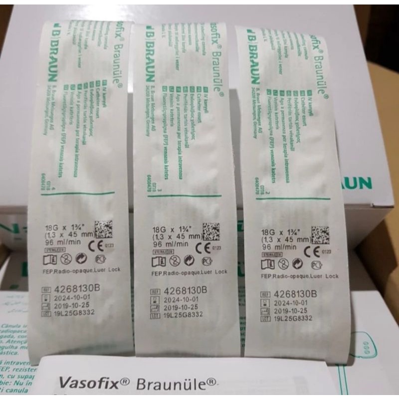 VASOFIX 18 G BBraun / Vasofix B Braun 18G / IV Canula