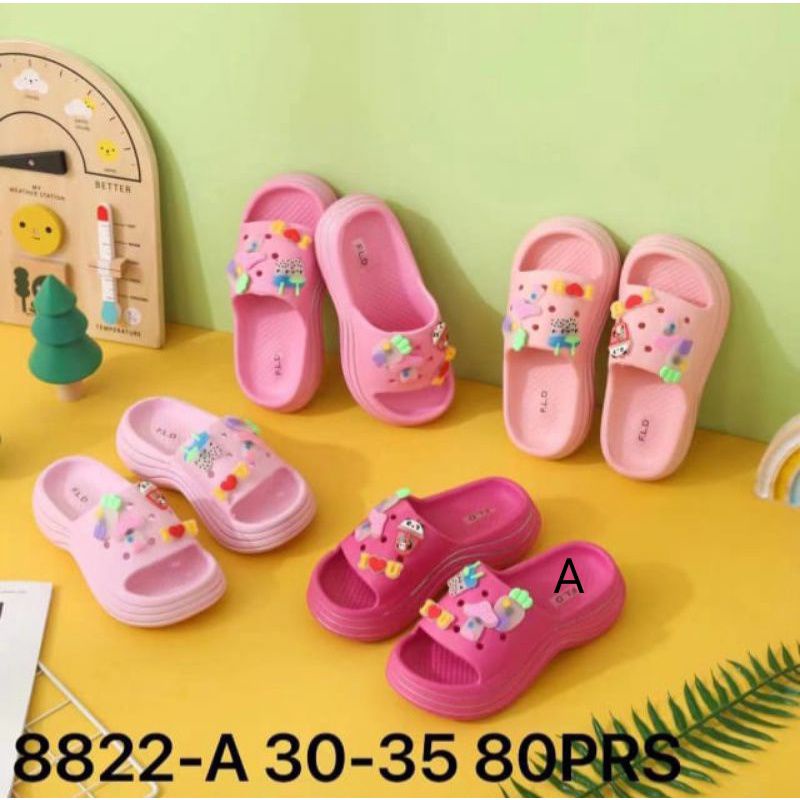 Sandal Fuji Anak Perempuan Import Sandal Selop Anak Terbaru Viral Sandal Anak Cewek Kekinian Empuk Nyaman