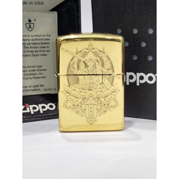 Original Zippo Armor Sun Go Kong 5 sisi Japan Finishing