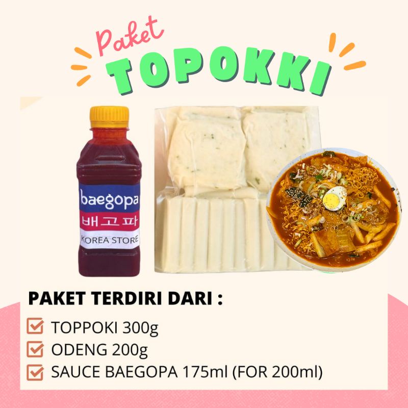 PAKET HANA 800 g Halal | Toppoki, Odeng &amp; Saus