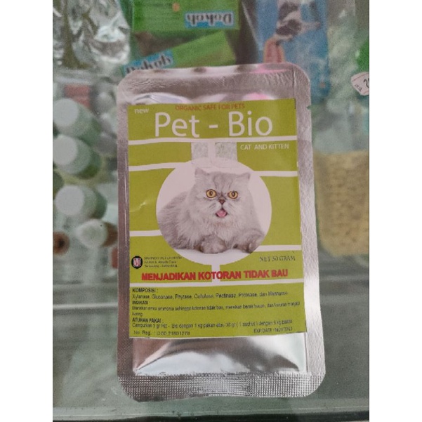 Pet Bio Pengurang Penghilang Bau Kotoran Pada Kucing