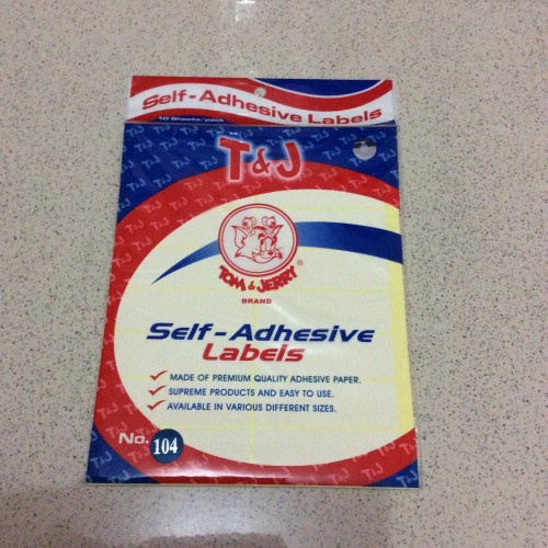 

Tom n Jerry Label Putih 104 (Pad)