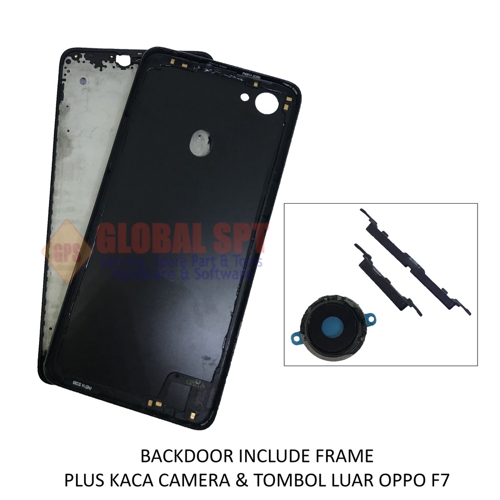 BACKDOOR OPPO F7 INCLUDE FRAME / BACK COVER / TUTUP BELAKANG