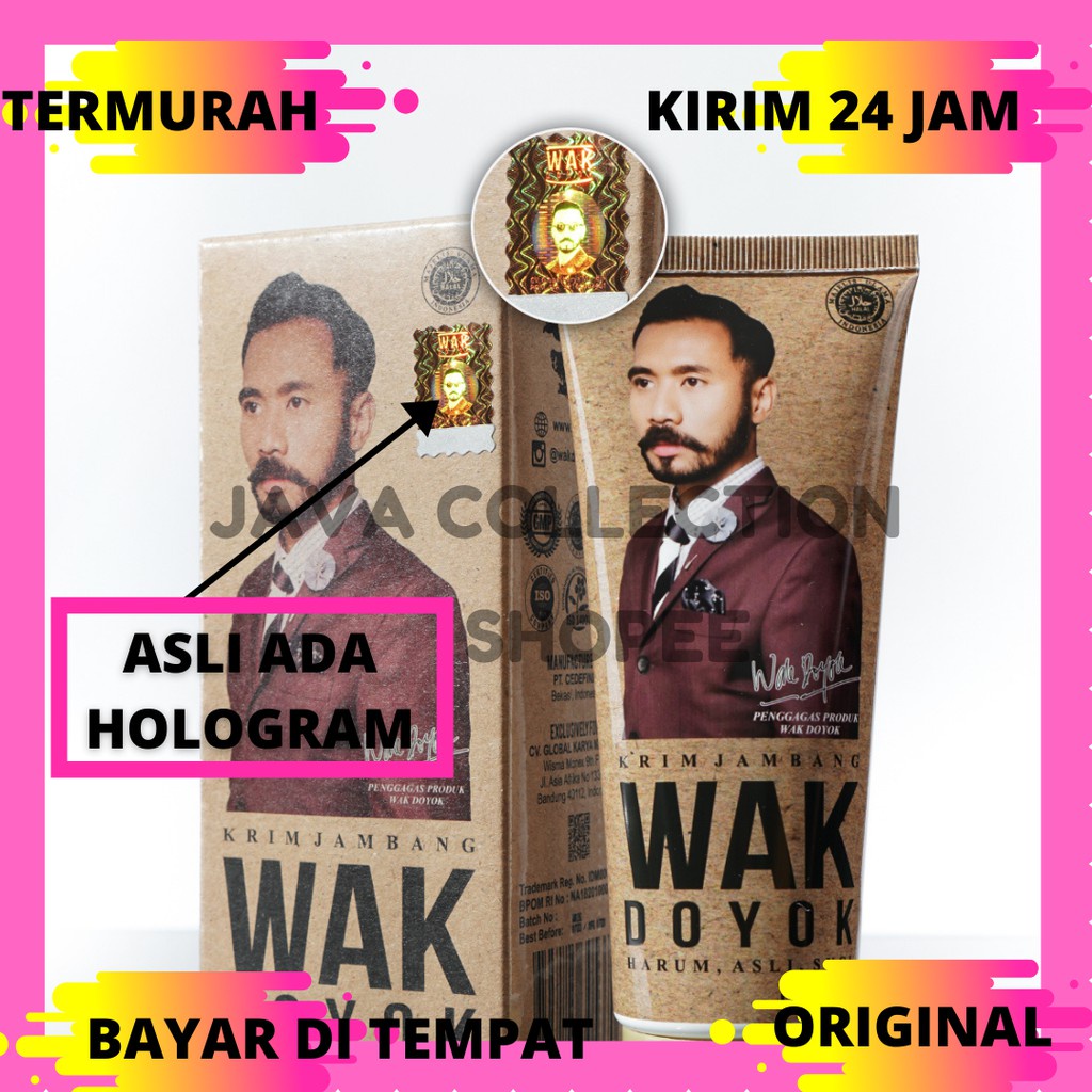 Penumbuh Jambang Wak Doyok Cream Original - Wakdoyok , Rambut Dan Alis