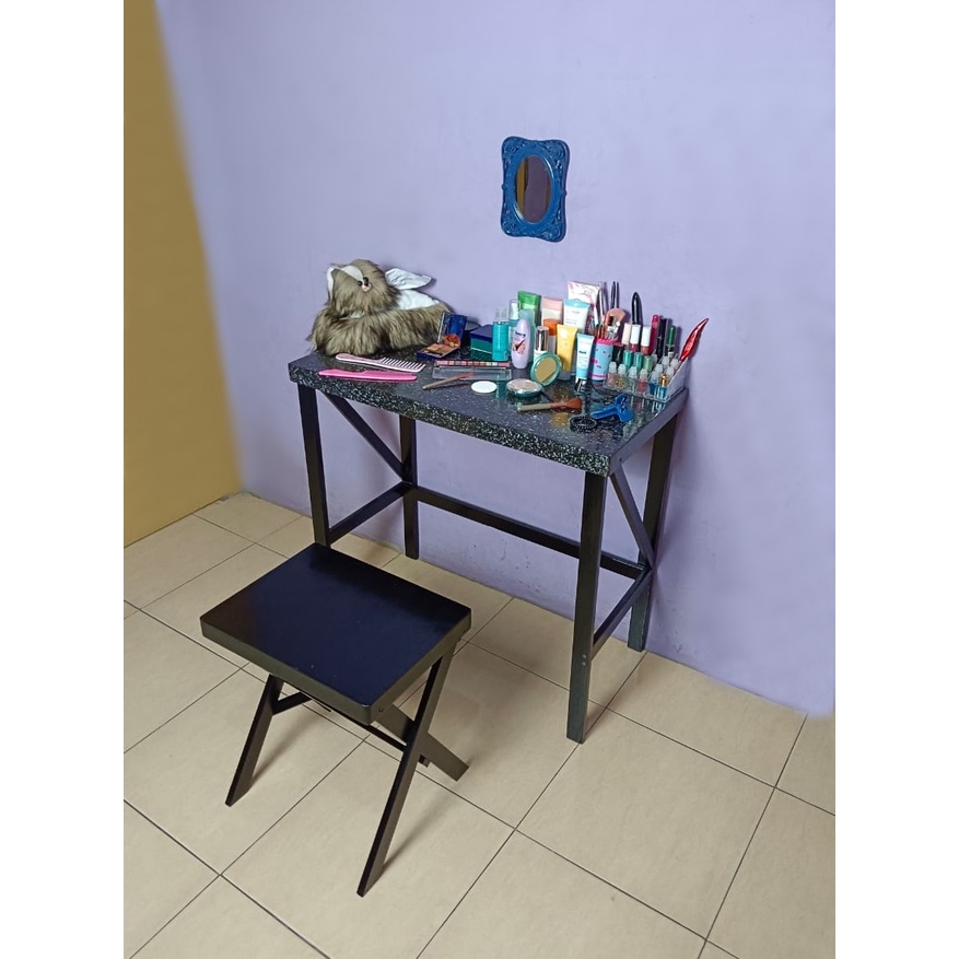 Meja Rias Meja Make Up Rak Rias Murah Minimalis / Make Up Table