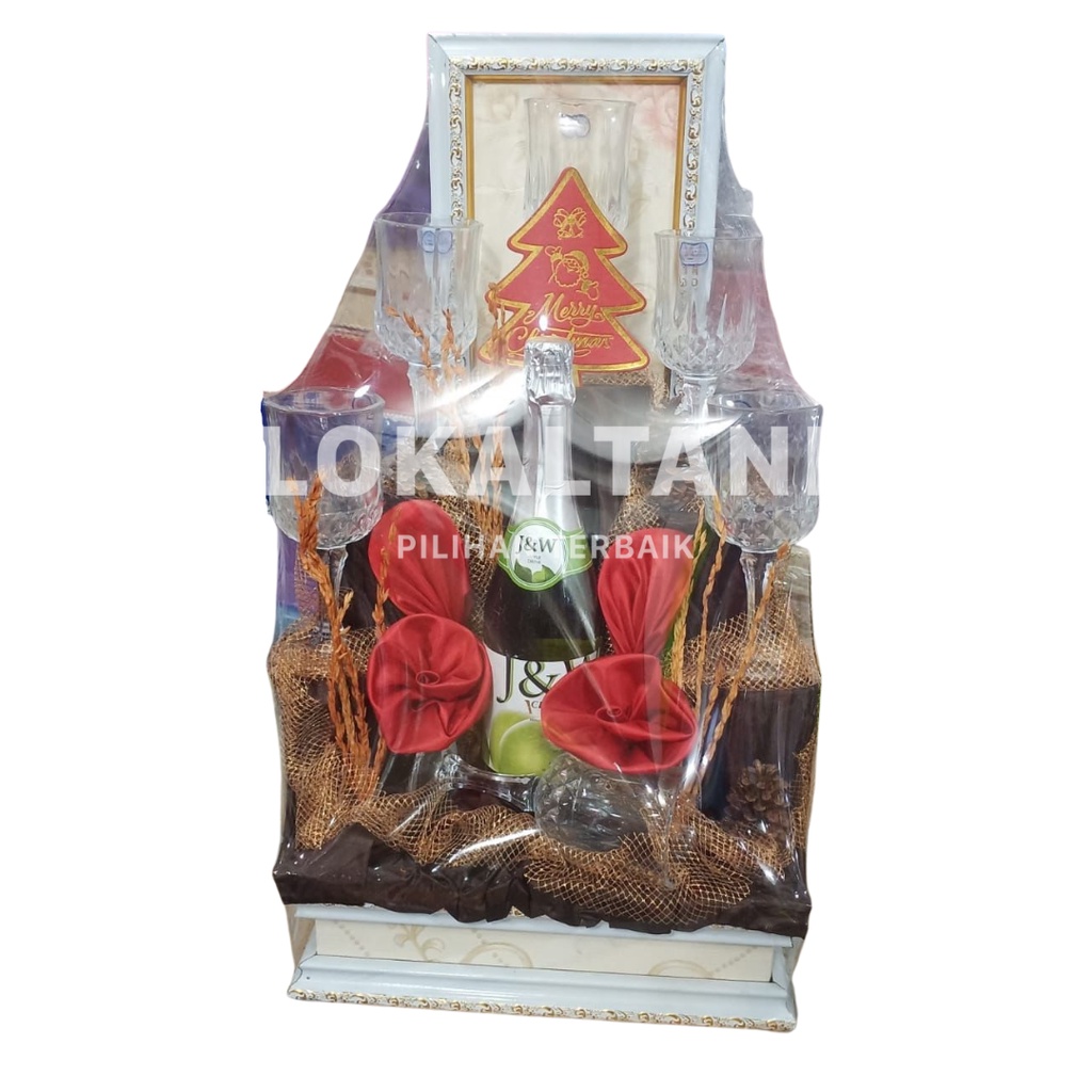 

Parcel Natal Gelas Kristal + Minuman Soda JW