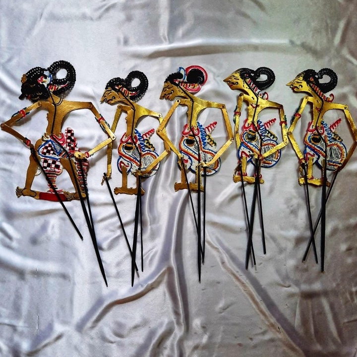 Wayang kulit asli mini 30cm