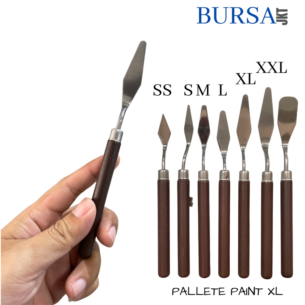 SCRAPER LUKISAN PAINTING PERATA KANVAS KUE DLL PALLETE KNIFE XL