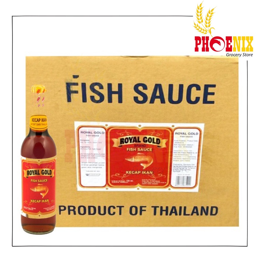 

Kecap ikan royal gold isi 12 botol @725 ml