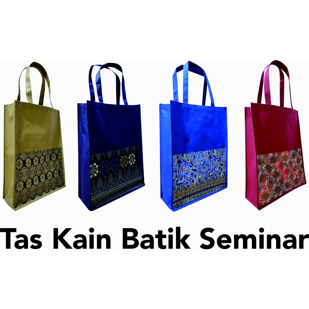 

Tas kain batik/tas seminar & promosi 30 x 40 x10cm