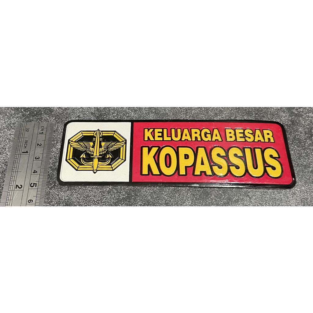 Sticker Keluarga Besar Kopassus (Pjg) - Stiker Kopassus - Sticker Mobil - Stiker