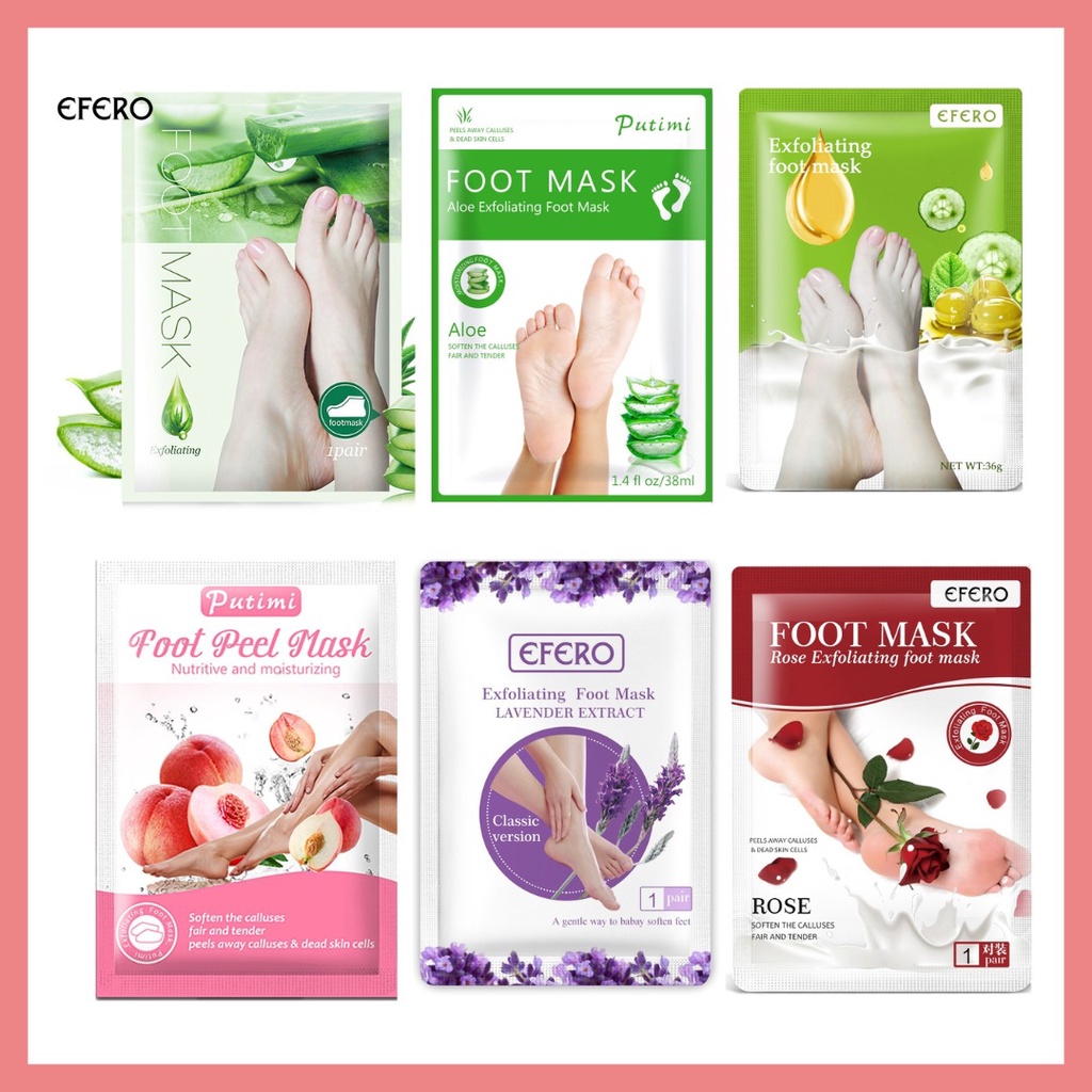 Efero Foot Mask / Masker Kaki Sepasang 38 ML