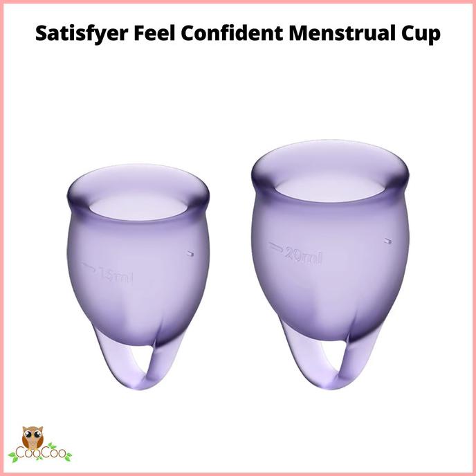 SALE NOW SATISFYER FEEL CONFIDENT MENSTRUAL CUP LIMITED EDITION