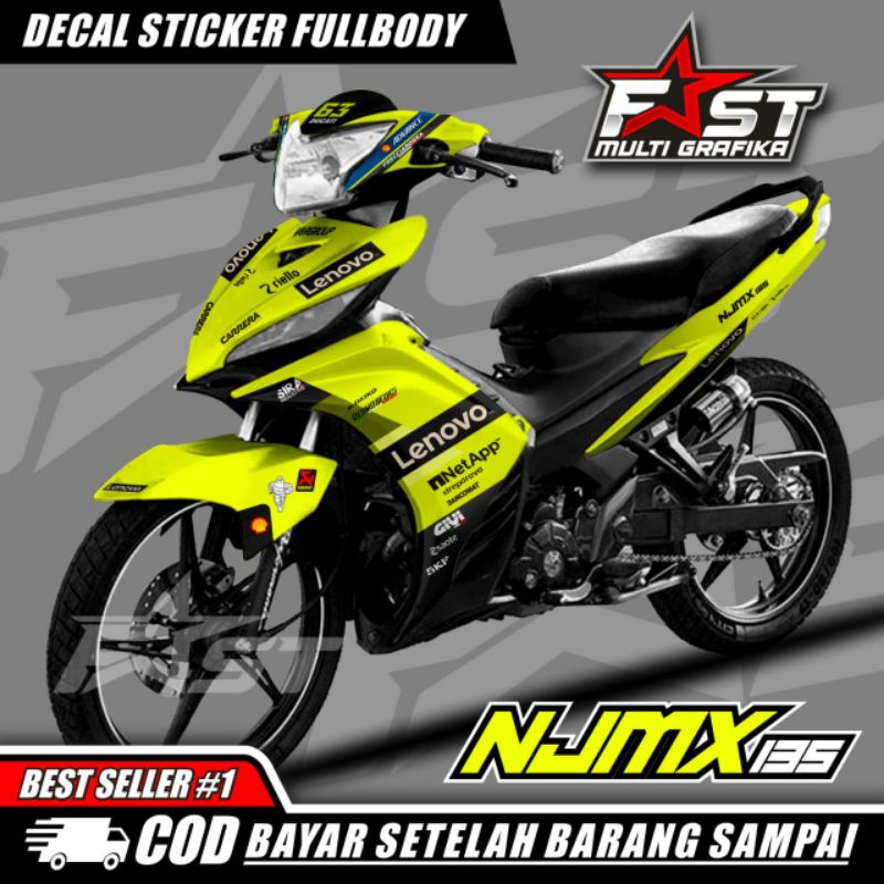 Decal Stiker Fullbody Racing Jupiter MX new Ducati lenovo Decal Stiker Fullbody Racing Jupiter MX ne