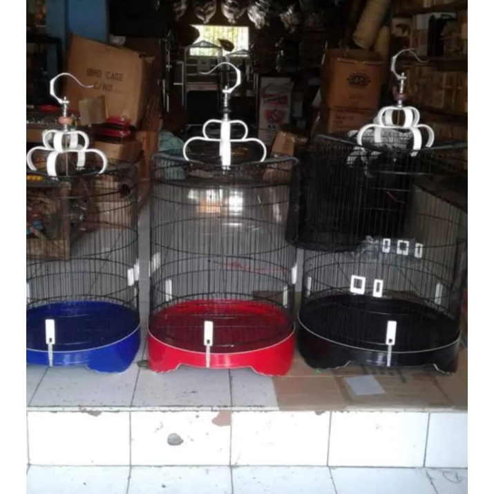 SANGKAR MURAI BESI DIAMETER 55,50,45 SANGKAR BESI TEBOK PVC