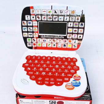 Mainan anak laki-laki Laptop 4 Bahasa Layar / Mainan edukasi  Anak Perempuan Laki - laki Edukasi Lap