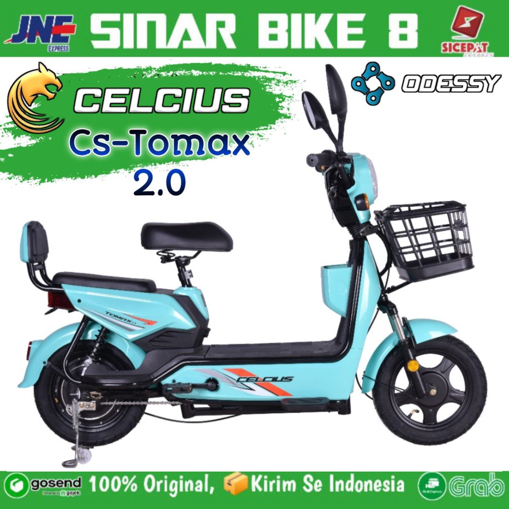 Sepeda Listrik Electric E Bike Odessy Celsius Tomax 2.0