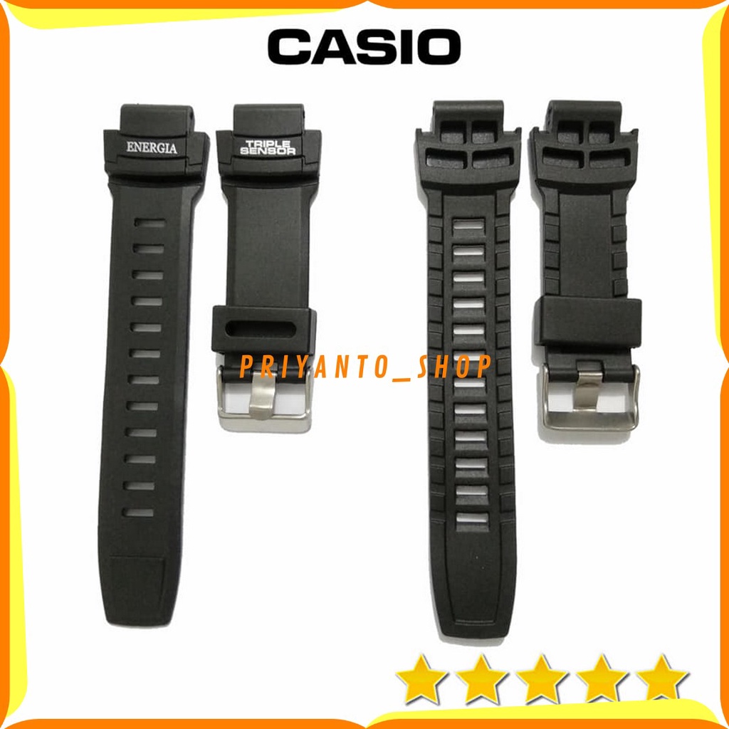 Strap / Tali jam tangan Casio protrek PRG 550 Hitam