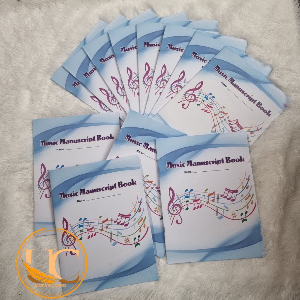 

READY✅PENJUALAN TERBAIK❤Buku tulis musik garis lima / buku garis paranada / manuscript book murah