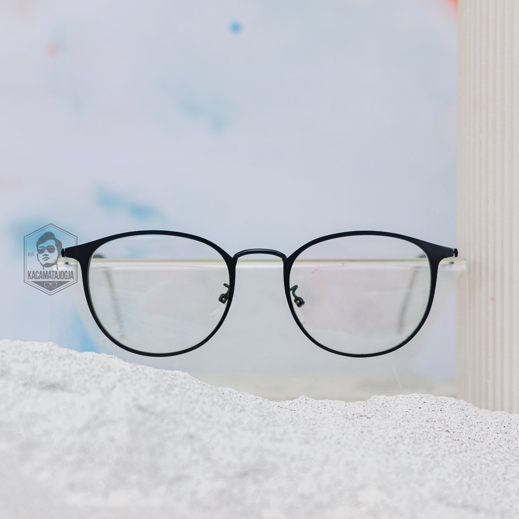 Kacamata Jogja - Frame Oval Full Besi Tipis- DAYA 02
