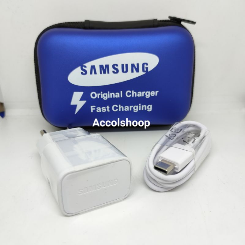 Charger Smsg Fast Charging 2A Kabel Data Type C Plus Dompet