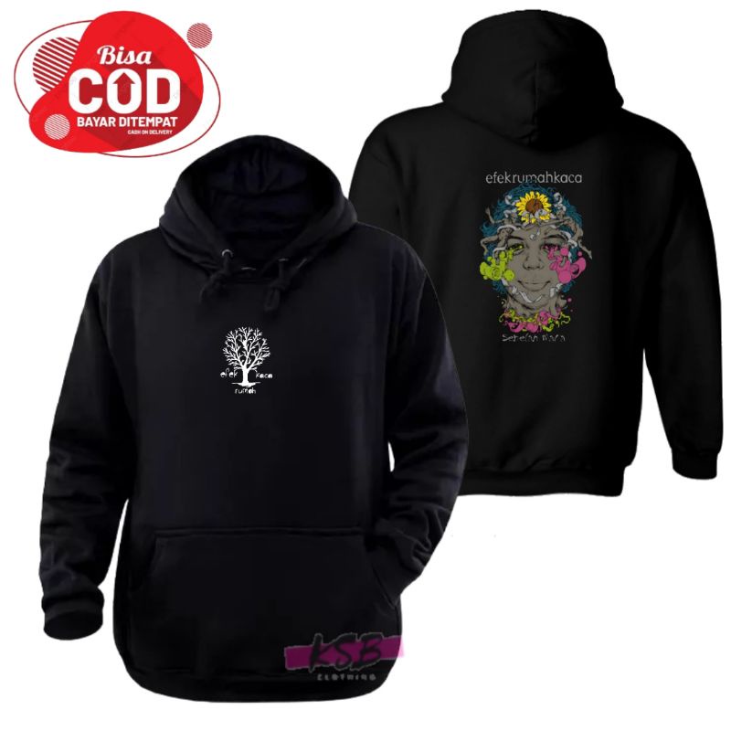 jaket sweater hoodie dewasa pria efek rumah kaca/sweater dewasa efek rumah kaca/hoodie dewasa band i