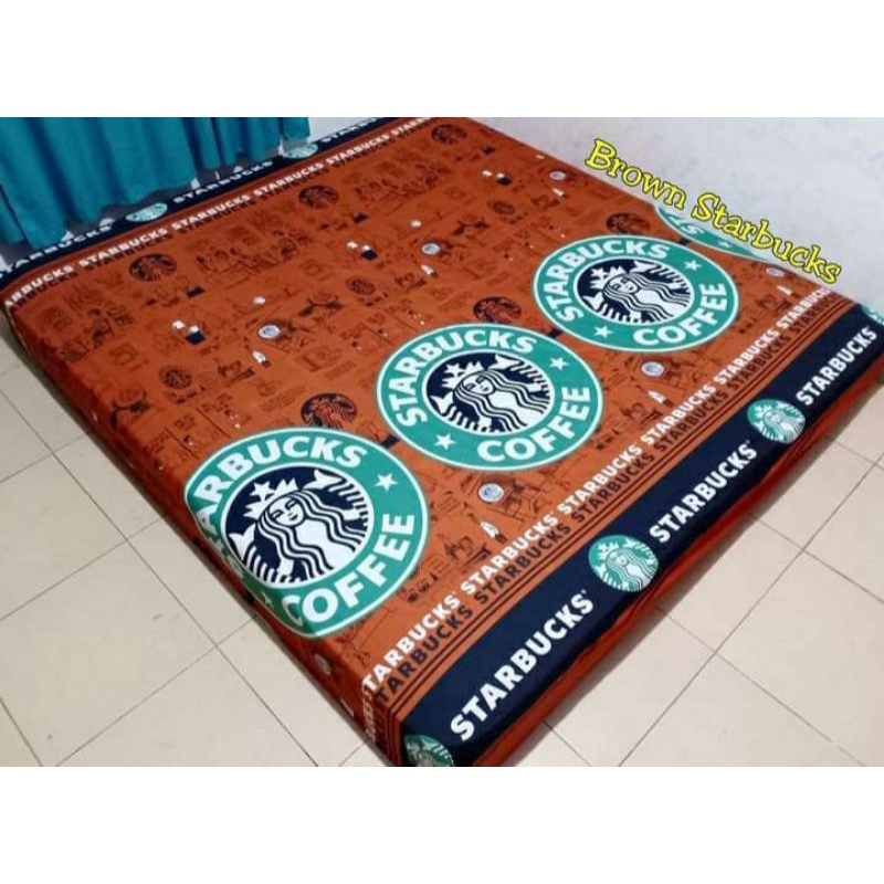 Sprei Starbucks uk 120, 160, 180, 200