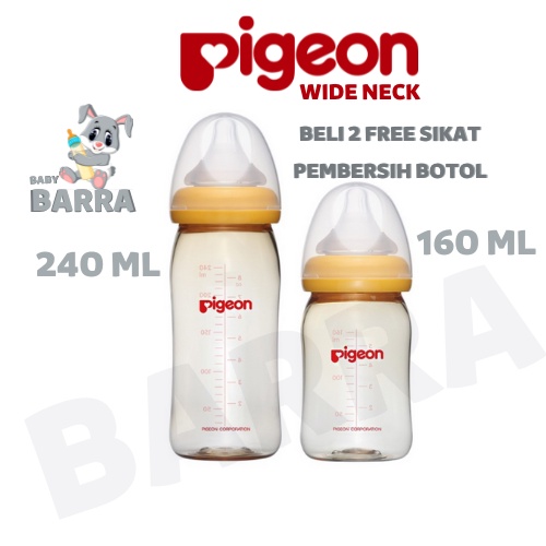 BOTOL SUSU PIGEON WIDE NECK 160ML DAN 240ML