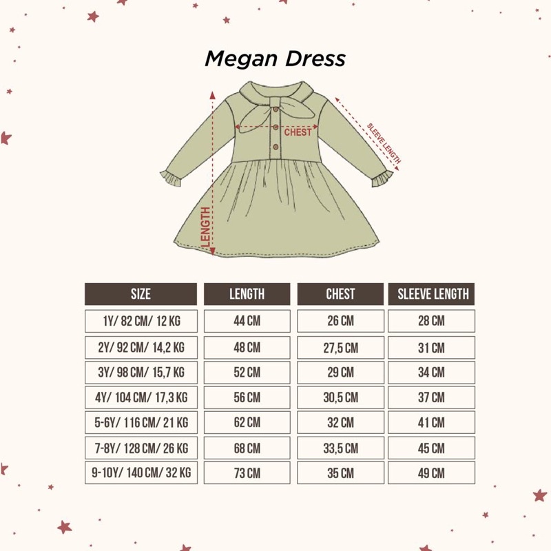 Bohopanna Megan Dress - Dress Anak 1-4 tahun