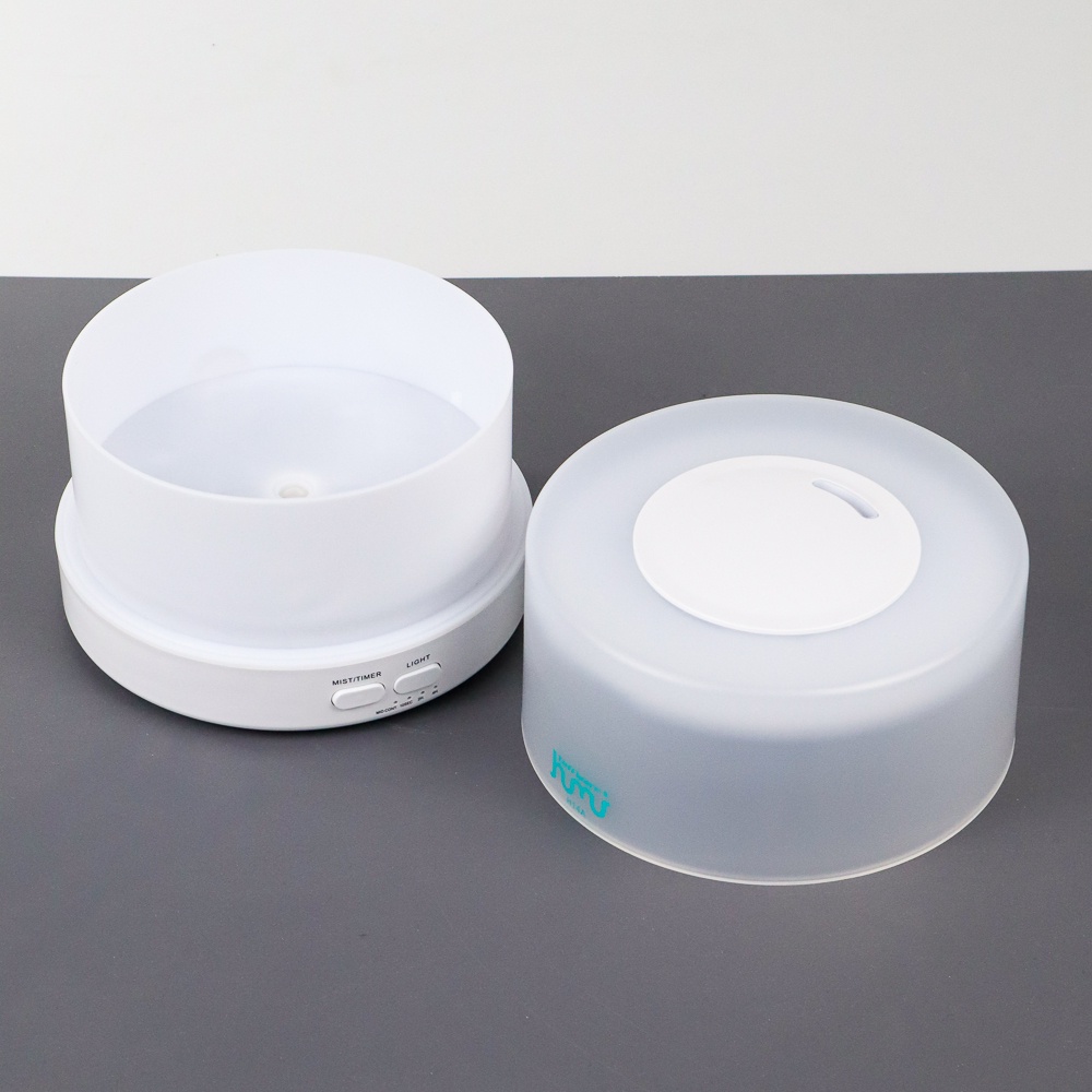 Taffware Air Humidifier Aromatherapy Oil Diffuser 7 Color 500ml with Remote Control - HUMI H14A - White